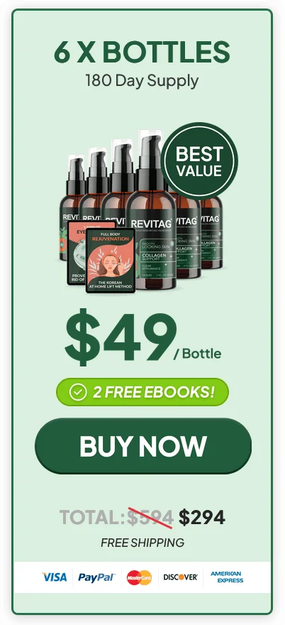 Revitag 6 bottle price 